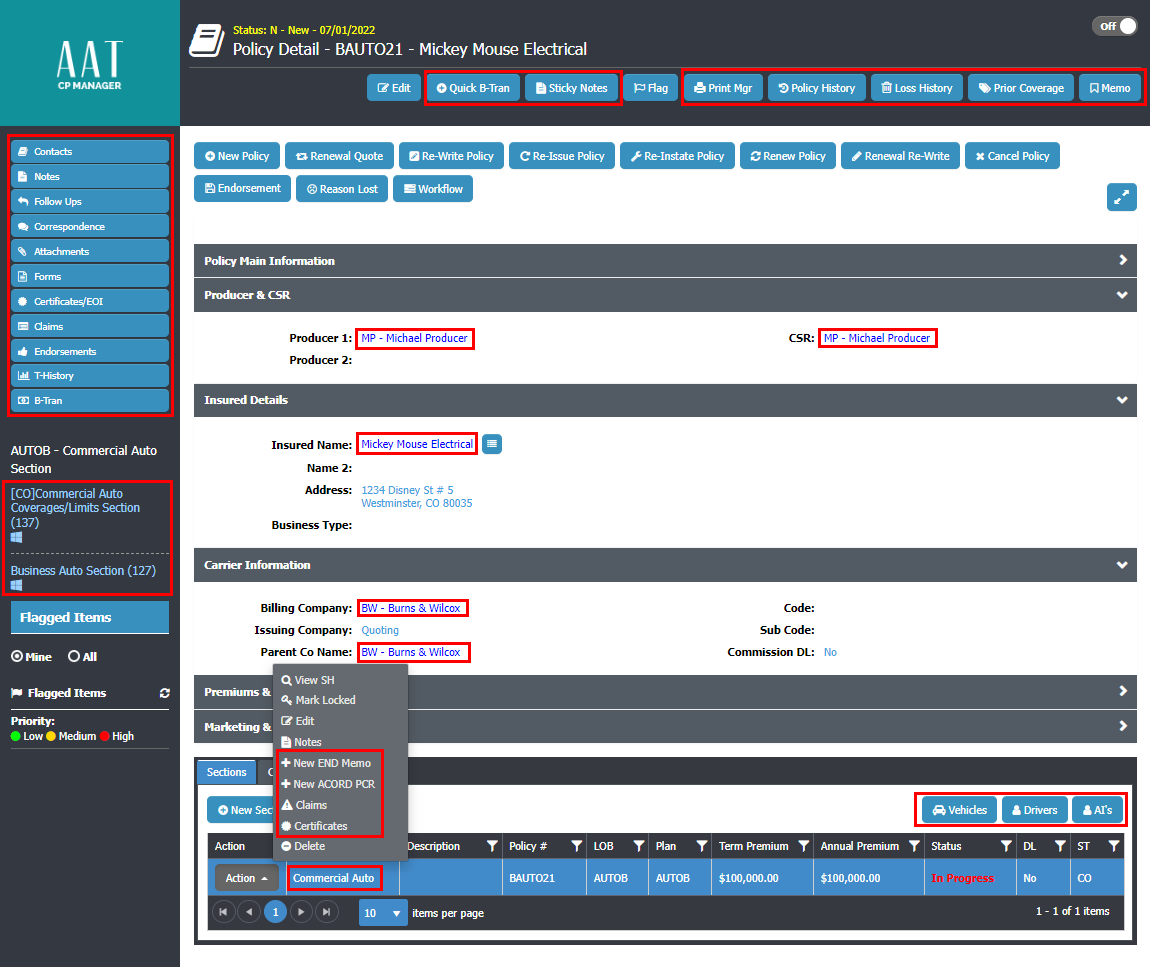 Agency Management System